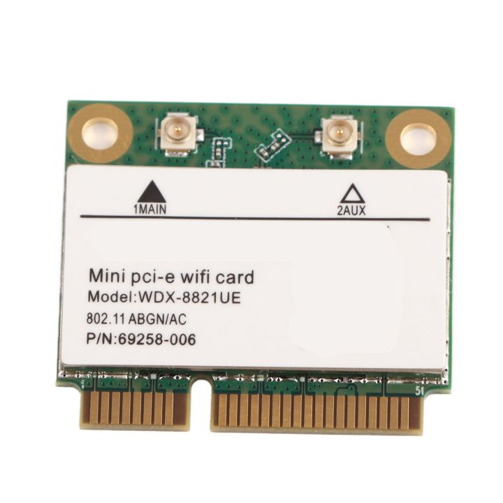 Dual Band 2.4G/5Ghz Network Card 433Mbps WIFI Mini PCI‑E Wireless Card