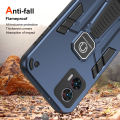For Motorola Edge 30 Neo Case Hard With Stand Magnetic Shockproof Protective Back Cover Case.