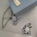 Steve Ins Cute Pacha Dog Keychain Double-sided Acrylic Phone Case Girlfriend Couple Pendant Lanyard Small Pendant New. 