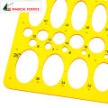 Transparent plastic Ellipse drawing template Oval professional design drawing board 25cm students rulers KJ012.