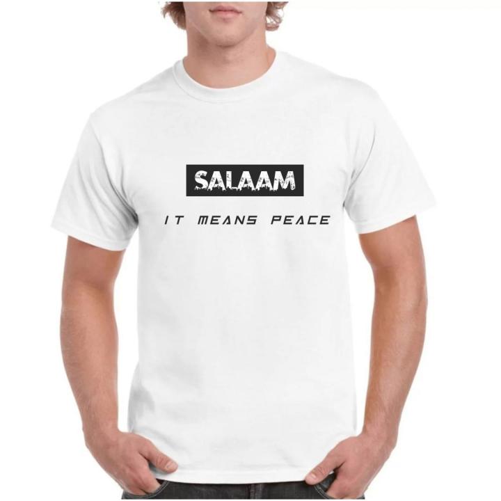 White And Black T-shirt / Cotton Round Neck T-Shirt for Men / Half sleeve T-Shirt For Men - 1 pc T-Shirt