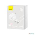 Baseus Gan 5 Fast Charger 1c 20w CN set mini Type c With Lightning Cable. 