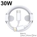 Original 30W PD Fast Charging USB Type C to Lightning Cable For Apple iPhone 14 13 12 11 Charge Data Wire Cord Phone Accessories.