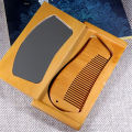Wood Comb Mirror Box Packing Mushu Folding Mirror Small Wooden Comb Portable Mirror Comb Women Makeup Anti-Static New Brand. 
