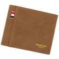 Menbense Classic Men's matte short capacious fashionable retro wallet for men.