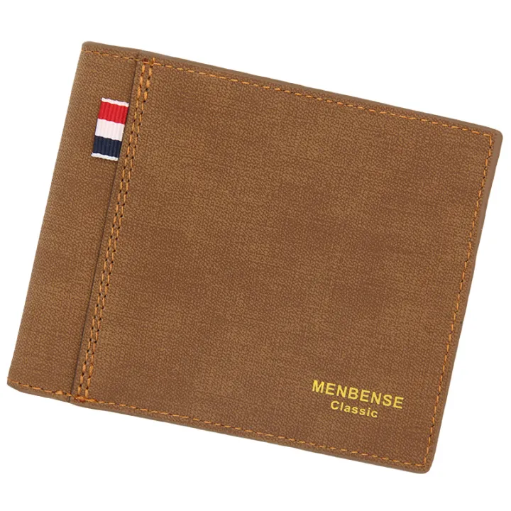 Menbense%20Classic%20Men's%20matte%20short%20capacious%20fashionable%20retro%20wallet%20for%20men%20-%20Image%202