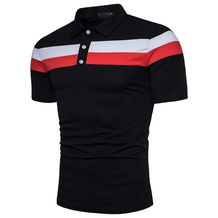 Fashion%20Short-sleeved%20Striped%20Color%20Matching%20Casual%20Men's%20Lapel%20Short-sleeved%20Shirt%20Trend%20Men's%20Social%20Shirt%20-%20Image%207