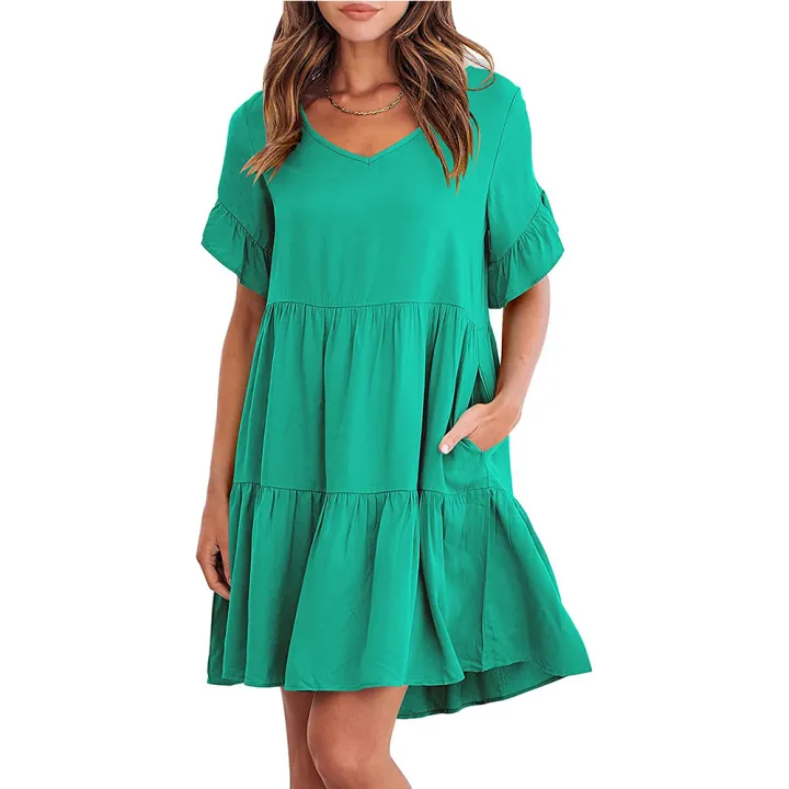 2024%20Amazon's%20new%20women's%20cross-border%20European%20and%20American%20summer%20casual%20V-neck%20babydoll%20three-layer%20pleated%20dress%20-%20Image%207