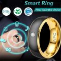 Multifunctional NFC Smart Ring Creative Wearable Connect Stainless Steel NFC Finger Ring Waterproof Magic Wear Finger Digital Ring for Android Phone Men.