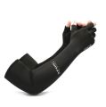 Women Ice Silk Arm Sleeves with gloves UV Protection Cool Arm Hands Cover Anti-skid Palm Cycling Motorcycle. 