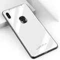 For Xiaomi Redmi Note 5 AI Dual Camera DESIGNED IN HONG KONG Scratchproof Tempered Glass Case Back Cover Casing. 