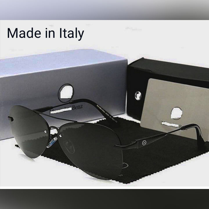 Mercedes Benz SUNGLASSES Men polarized Driving Sunglasses(Made in Italy)