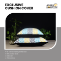 Exclusive Cushion Cover, Multicolor (14"x14") Only Cover, Set of 2. 