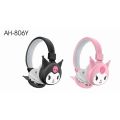 Kuromi Bluetooth Headphone Wireless Headsets Anime Cartoon Stereo Headset Earphones with Mic Fashion Hottie Y2k Kids Gift. 