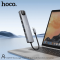 Hoco DUP09 8-in-1 Docking Hub Converter Adapter.
