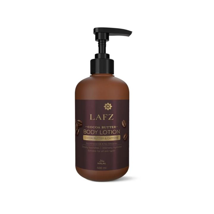 Lafz Halal Cocoa Butter Body Lotion 500ml
