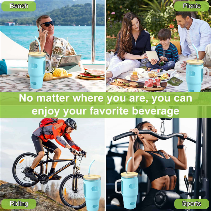 32%20Oz%20Glass%20Tumbler%20with%20Lid%20and%20Straw,%20Glass%20Water%20Bottles%20with%20Handle,%20Glass%20Cup%20with%20Silicone%20Sleeve,Cup%20Holder%20Easy%20to%20Use%20Reusable%20Blue%20-%20Image%207