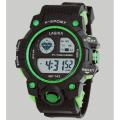 Digital Waterproof sports  Watch for Kids -ggreen. 