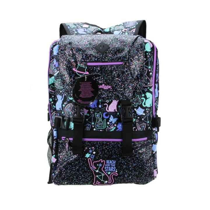 Australia%20Smiggle%20Original%20High%20Quality%20Children's%20School%20Bag%20Kawaii%20Girls%20Backpack%20Beautiful%20Black%20Starry%20Cat%2018%20Inch%20Kids%20Bags%20-%20Image%207