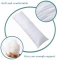 160x50cm Comfort Anime Dakimakura Body Inner Pillow Hug Decoration for Home White Column Long Pillow Cushion Against Bed Bugs.