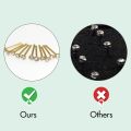 10Pcs Nose Rings Set for Women with Crystal Rhinestone Nostril Stud Piercings Jewelry Surgical Stainless Steel 0.8/1.0mm 18/20g. 