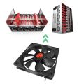 120mm Quiet Computer Fan 4 Pin High Speed Desktop Chassis Fan DC 12V 3000RPM Large Air Volume For Computer PC Case Radiator 55dB. 