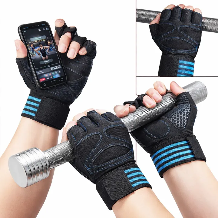 High-Quality%20Non-Slip%20Weightlifting%20Fitness%20Gloves%20with%20Finger%20Support%20for%20Heavy%20Duty%20Workout%20-%20Half-Finger%20Design%20-%20Image%203