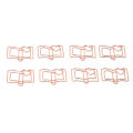 Small Paper Clips, Metal Paper Clips Light Weight 50pcs Durable  for Home for School. 