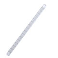 Transparent Plastic Triangle Ruler Student Stationery 15cm Ruler Simple Style Three-Dimensional Mitsubishi Ruler a Scale. 