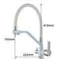 Brass kitchen faucet with purifier,double spray faucet for drinking filtered water,sink mount kitchen faucet water filter faucet. 