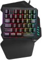 One Handed Rgb Gaming Wired Keyboard.