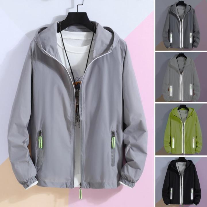 Lightweight%20Men%20Jacket%20Sun%20Protection%20Hooded%20Windbreaker%20Jacket%20for%20Cycling%20Running%20with%20Pockets%20Reflective%20Sun%20for%20Camping%20-%20Image%203