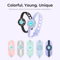 totwoo Long Distance Touch Bracelets for Couples-Candy Series, Vibration & Light up for Love Couples Bracelets Relationship Gift.