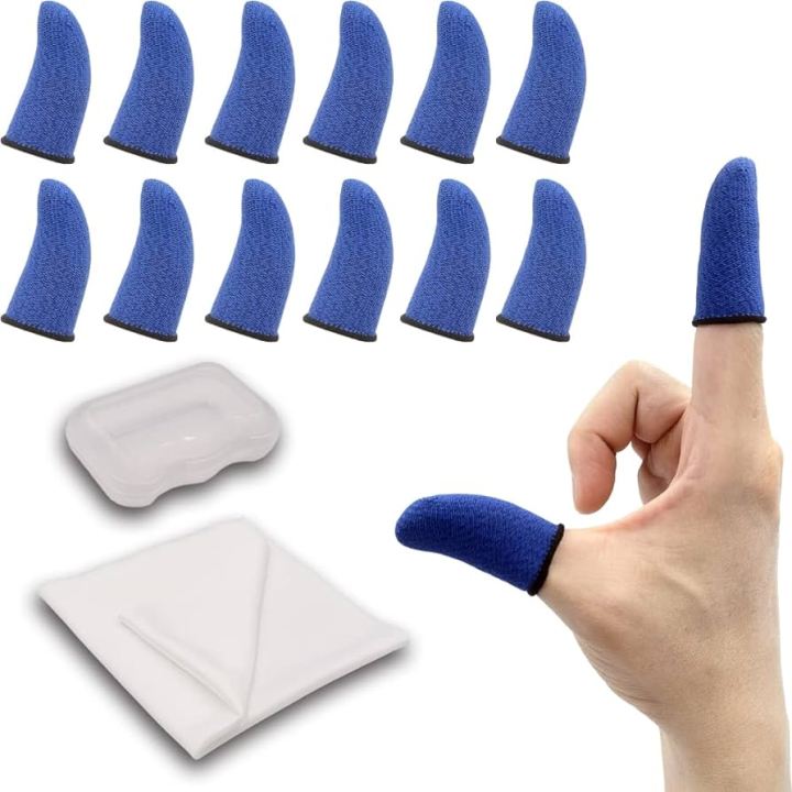 10%20Pair(20%20Pcs)%20Mobile%20Finger%20Sleeve/Press%20Trigger%20Game%20Controller%20Sweatproof%20Gloves%20for%20Mobile%20Gaming%20/%20Finger%20Sleeves%20-%20Image%202