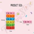 Magnetic Arithmetic Learning Toys, Intelligence Brain Developing Toy Math Blocks Game Educational Toys for Children Gifts (1 set, 6 Pieces). 