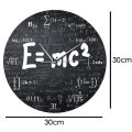 of Relativity Math Formula Wall Clock Scientist Physics Teacher Gift School Classroom Decor. 