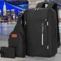 3 Pics Bag Combo Pack For Man (Black Color).
