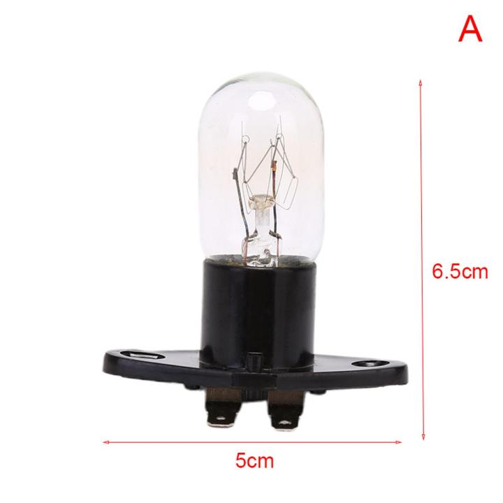 Microwave Oven Light Lamp Bulb Base Design 230V 20W Replacement With Lampholder