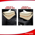 Car Headrest Tissue Holder (BEIGE) Car Tissue Box Car cilling Tissue Box, Organizer Multi-functional Armrest Storage Box Automotive Interior.