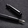 Hongdian H1 Black Aluminum Fountain Pen Extra Fine Nib, Smooth Writing Instrument with Converter and Pen Case Set. 