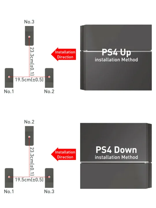 DATA%20FROG%20Wall%20Mount%20For%20PS4%20Universal%20Controller%20Holder%20Stand%20Storage%20Rack%20with%20Screws%20For%20PS4%20Pro/%20PS4%20Slim%20Accessories%20-%20Image%202