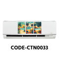 Decals Sticker Model-CTN0033 Air Conditioner Sticker Ac Sticker AC Sticker and Wall Sticker Self Adhesive Sticker (Pack of 1). 