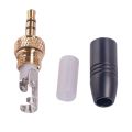 5Pcs Lavalier Lapel Microphone 3.5mm Plug with M6 Internal Thread Internal Thread Cable For-Sony For-Sennheiser. 