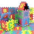 36 PCS EVA Foam Puzzle Mats Kids Alphabet Number Puzzles Play Mat For Children Baby Crawling. 