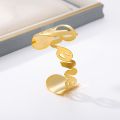 Custom Name Bracelet for Women Personalized Gold Stainless Steel Big Bangle Custom Nameplate Personalized Opening Jewelry Gift.