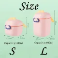 Portable Baby Formula Dispenser Feeding Milk Powder Container 400/800ML Cartoon Dinosaur Shape Travel Food Storage Milk Powder Boxes with Spoon.