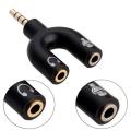microphone coverter 3.5mm Audio Jack To Headphone Microphone Splitter Converter Adapter. 