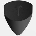 2 in 1 Unique Guitar Picks Are Convenient for Pulling and Sliding Harmoniously, Thickness 0.38mm and 0.8mm.