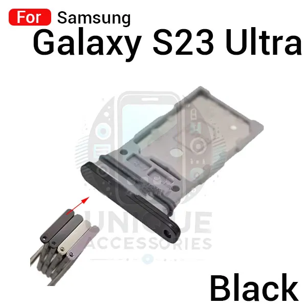 Samsung%20Galaxy%20S23%20Ultra%20Sim%20Tray%20Micro%20SD%20Card%20Slot%20with%20Sim%20Ejector%20Pin%20Replacement%20Parts%20-%20Image%202