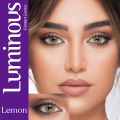 New Luminous Lemon Color Contact Lens With Regular Kit Box For Men & Women. 1 Pair Luminous Color Contact Lens For Eye Makeup and Cosmetics. Luminous Color Contact Lens. #luminouslemon.
